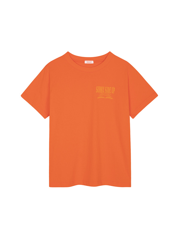 우먼스 써니사이드업 티셔츠(오렌지)