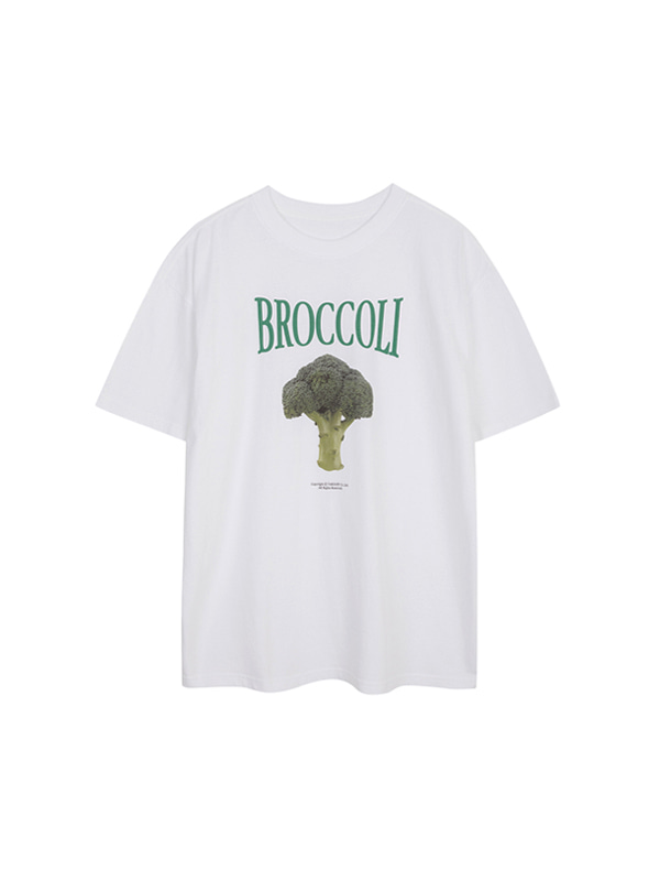 [5월23일 예약배송]브로콜리 티셔츠(화이트)